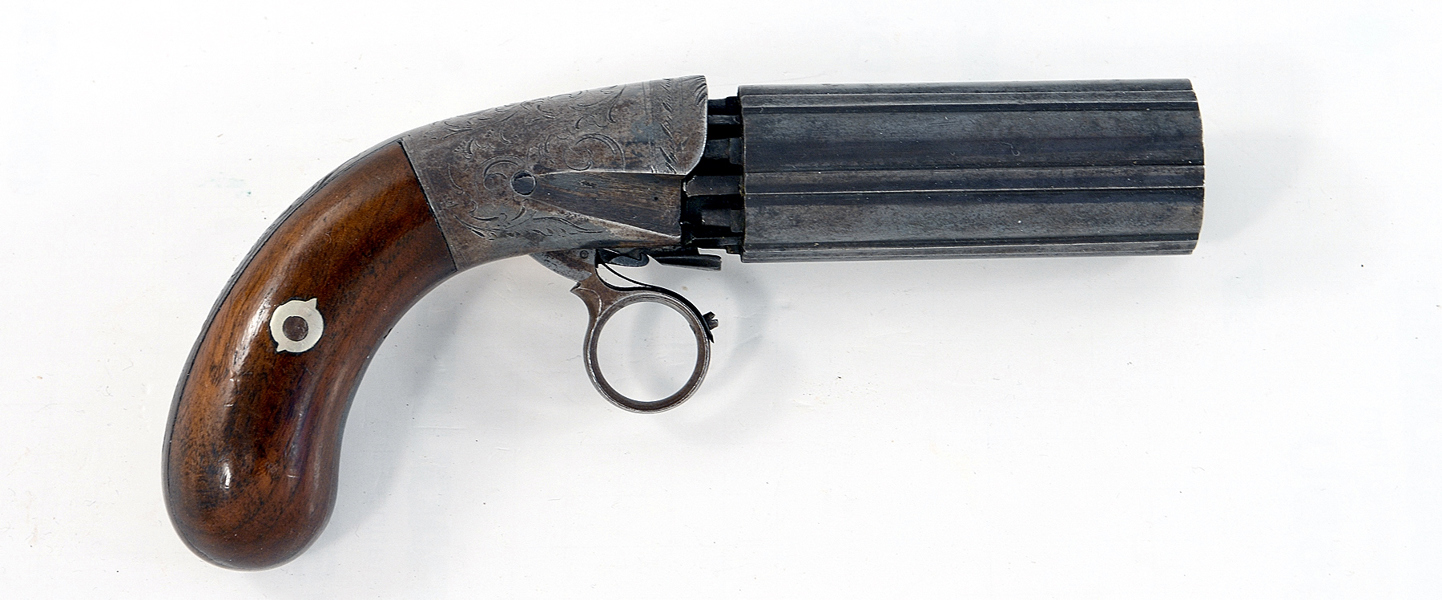 PEPPERBOX PERCUSSION REVOLVER