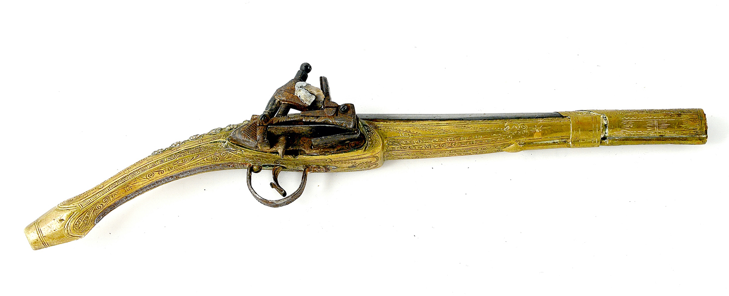 A BALKAN MIQUELET-LOCK PISTOL