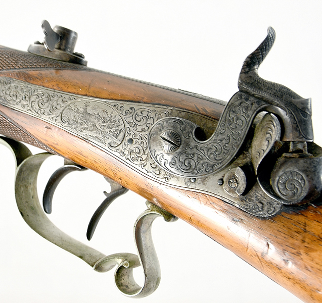 A PERCUSSION RIFLE