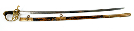 ENGLISH INFANTRY OFFICERS SABRE m/1822