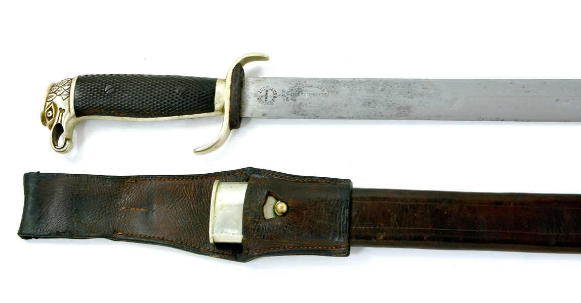 SPANISH PIONEER OFFICERS MACHETE SWORD