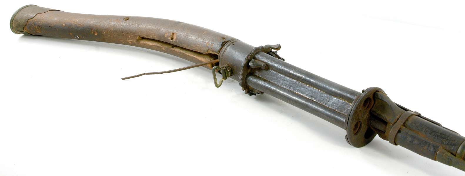 INDIAN MATCHLOCK REVOLVING GUN