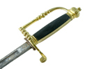 ENGLISH 5 BALL SPADROON OFFICERS SWORD