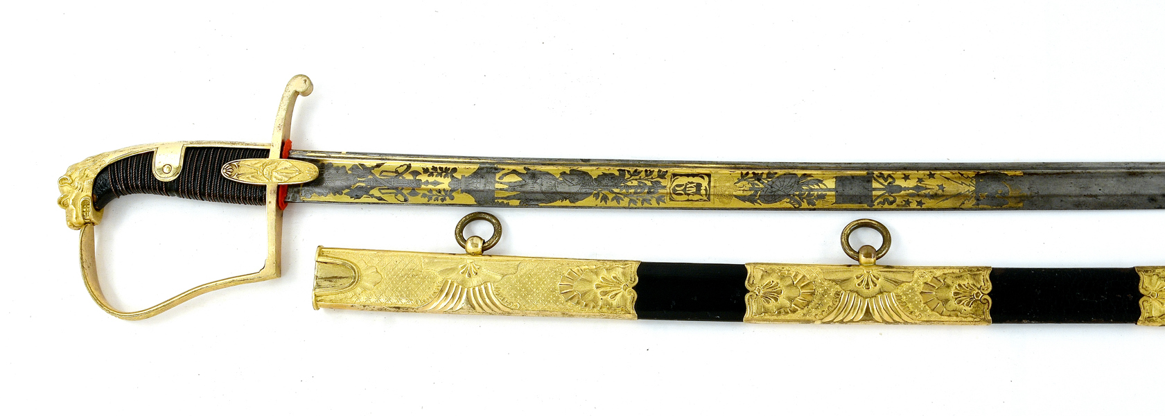 OFFICERS- PRIS SABEL SKÅNSKA HUSARERNA 1840