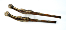 A PAIR OF FLINTLOCK HOLSTER PISTOLS