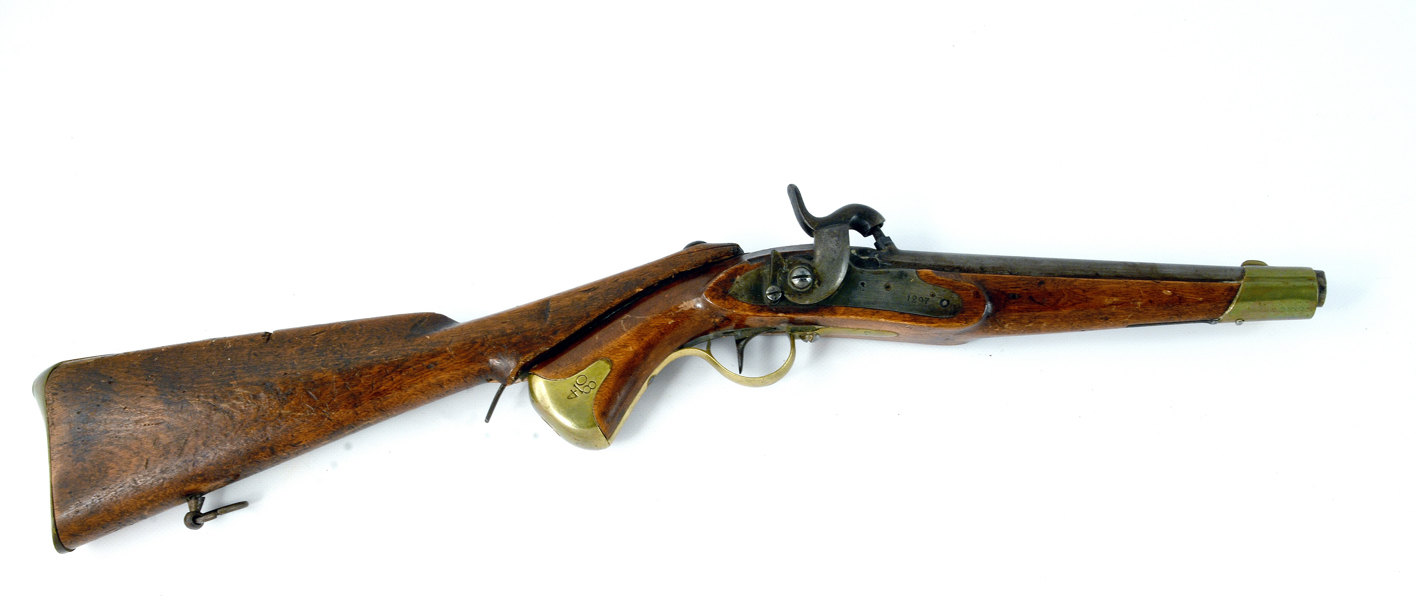 STUDSARPISTOL m/1820-49 MED LÖSKOLV