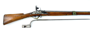 FLINTLÅSGEVÄR m/1775 MED BAJONETT