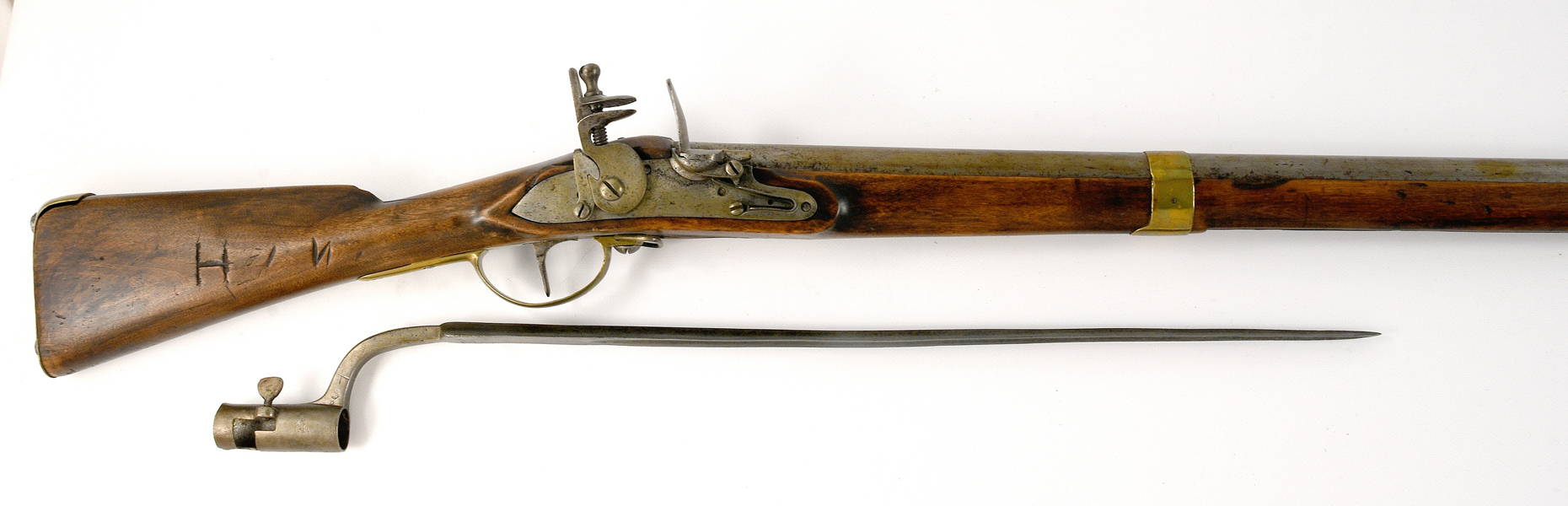 FLINTLÅSGEVÄR m/1791 MED BAJONETT