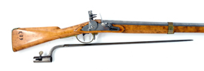 FLINTLÅSGEVÄR m/1799 MED BAJONETT