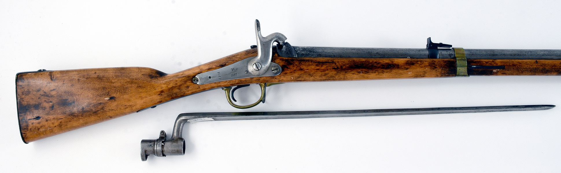 SLAGLÅSGEVÄR m/1857 MED BAJONETT