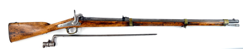SLAGLÅSGEVÄR m/1857 MED BAJONETT