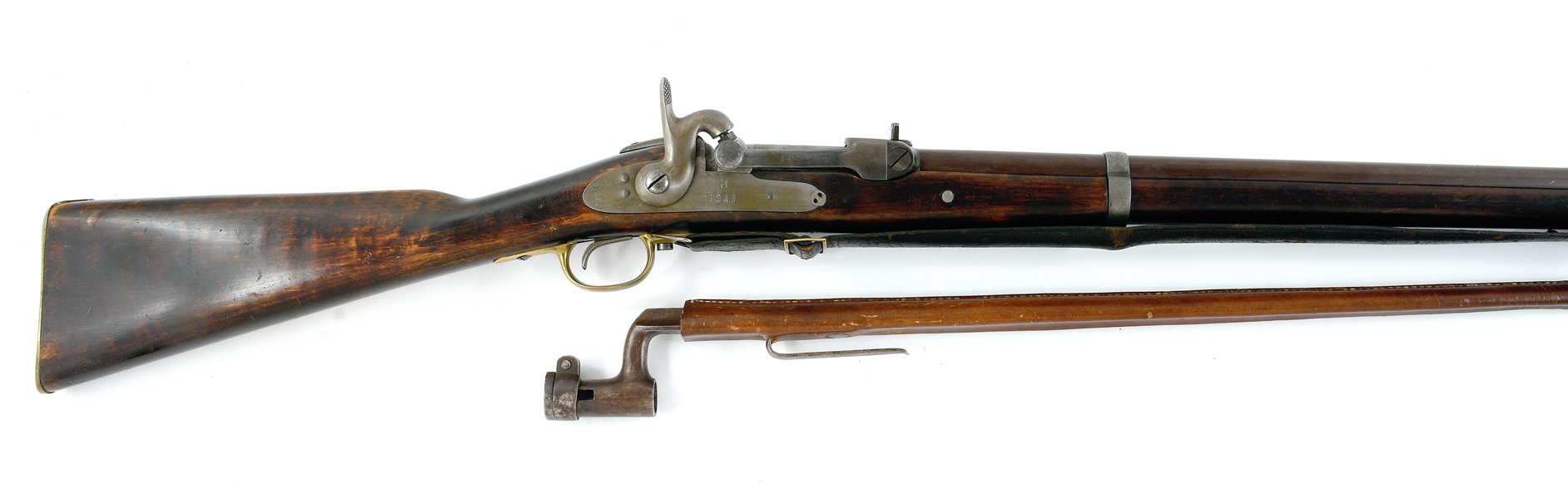 HAGSTRÖMS BAKLADDNINGSGEVÄR m/1864 MED BAJONETT