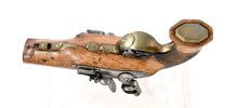 A D.B. FLINTLOCK PISTOL
