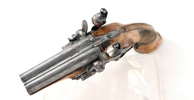 A D.B. FLINTLOCK PISTOL