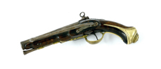 A MIQUELET LOCK PISTOL