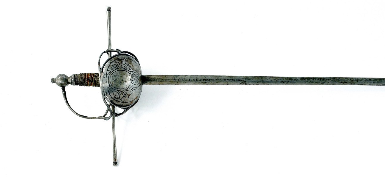 A COMPOSITE CUP HILT RAPIER