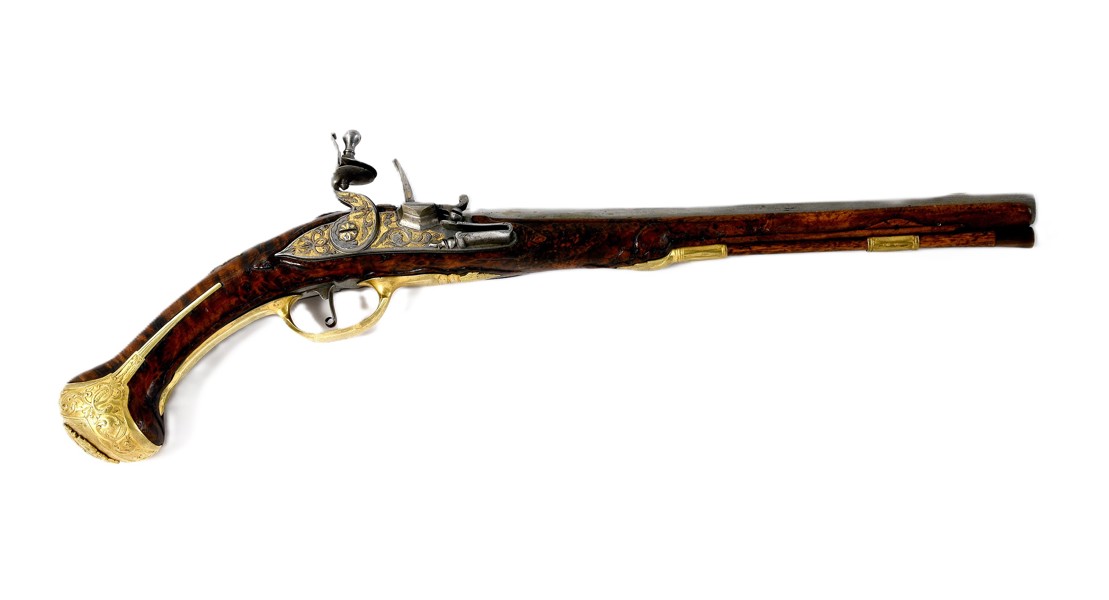 AUSTRIAN FLINTLOCK HOLSTER PISTOL