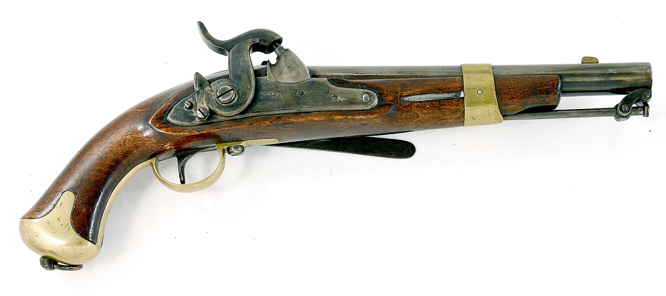 SLAGLÅSPISTOL, PERCUSSION NAVY PISTOL