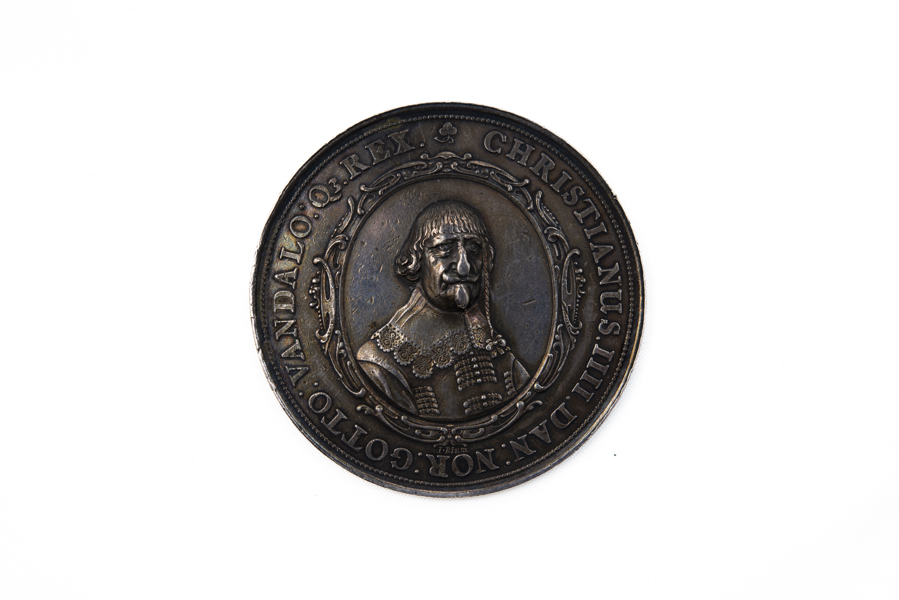 SILVERMEDALJ DANMARK 1645