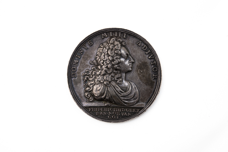 SILVERMEDALJ DANMARK 1719