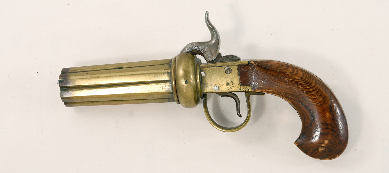 SEXPIPIG MÄSSINGSREVOLVER AGS 1864